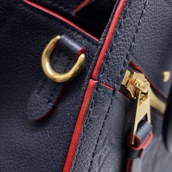 LOUIS VUITTON Sully Size PM Monogram Empreinte Leather Marine Rouge M54195 - Picture 11 of 16